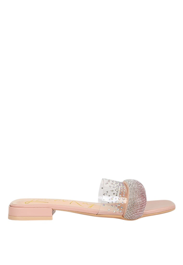 Old Flame Low Strack Heel Sandals