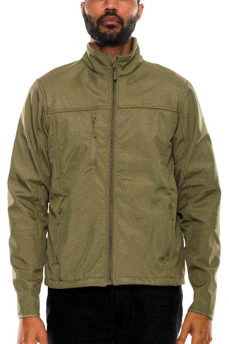 Olive Green Storm Windbreaker Jacket - VacationGrabs
