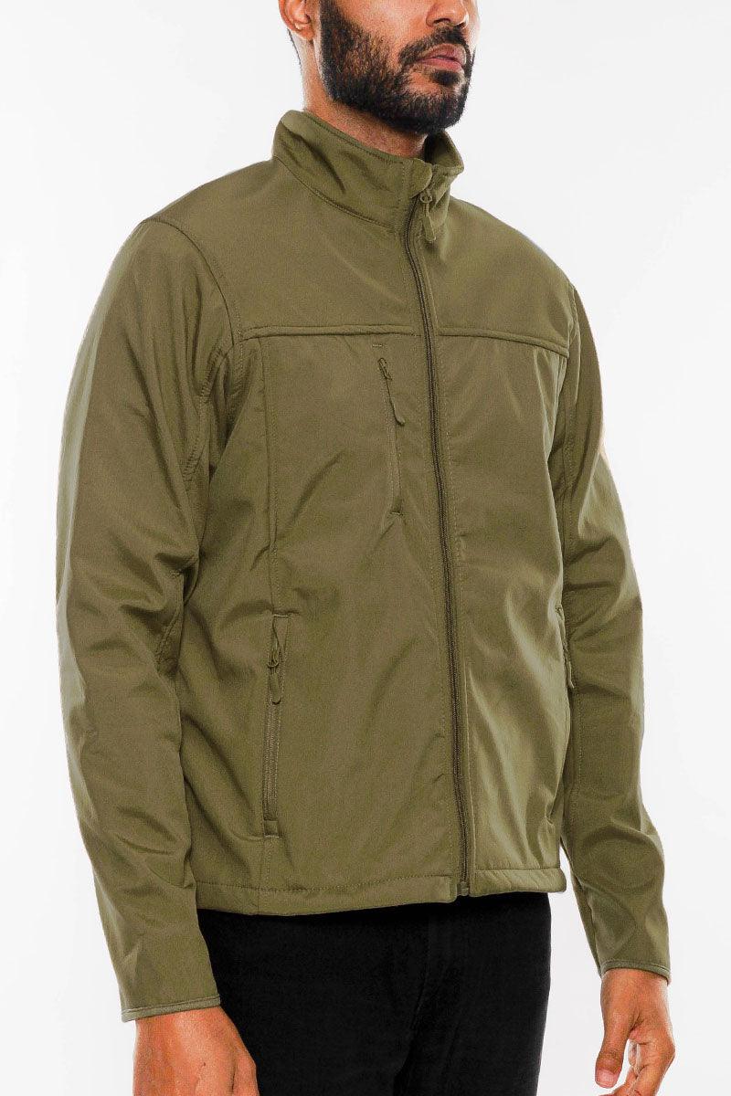 Men's Jackets Olive Green Storm Windbreaker Jacket