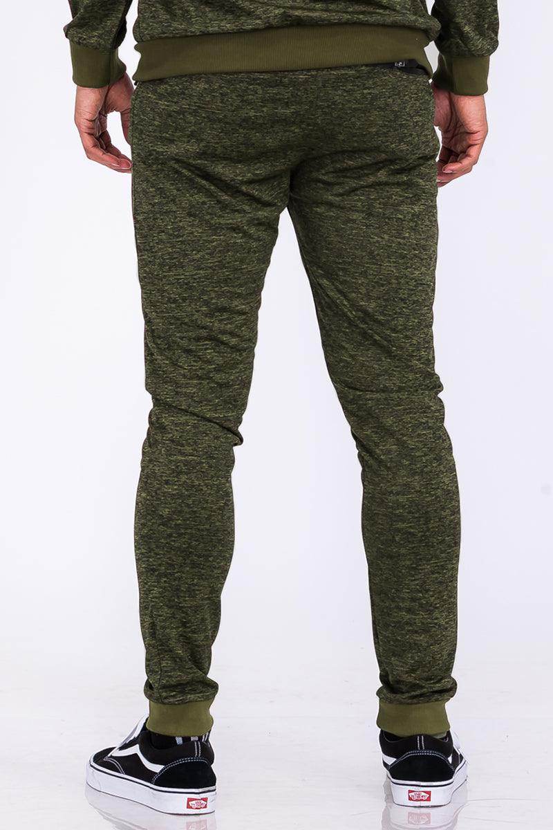 Olive Marbled Light Weight Active Joggers - VacationGrabs