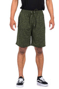 Olive Marbled Light Weight Active Shorts - VacationGrabs