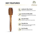Olive Wood Honey Spoon - VacationGrabs