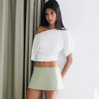 Women's white one shoulder tops, casual and stylish for everyday wear
