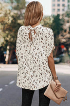 VacationGrabs open back summer tops for women with stylish pattern and bow tie detail