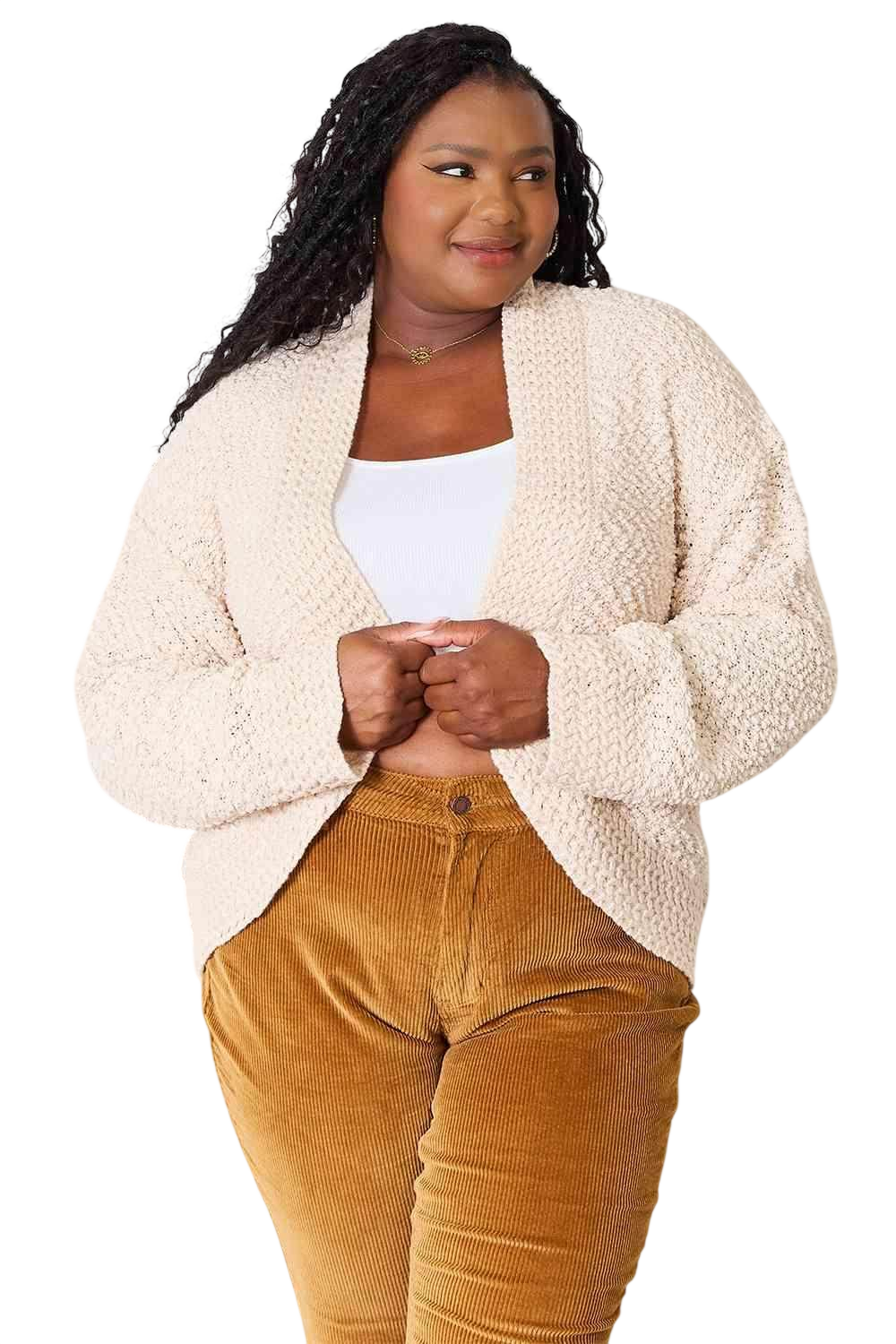 VacationGrabs Open Front Cardigan for Travel - Modern