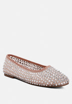 Orson Naked Rhinestone Ballerinas