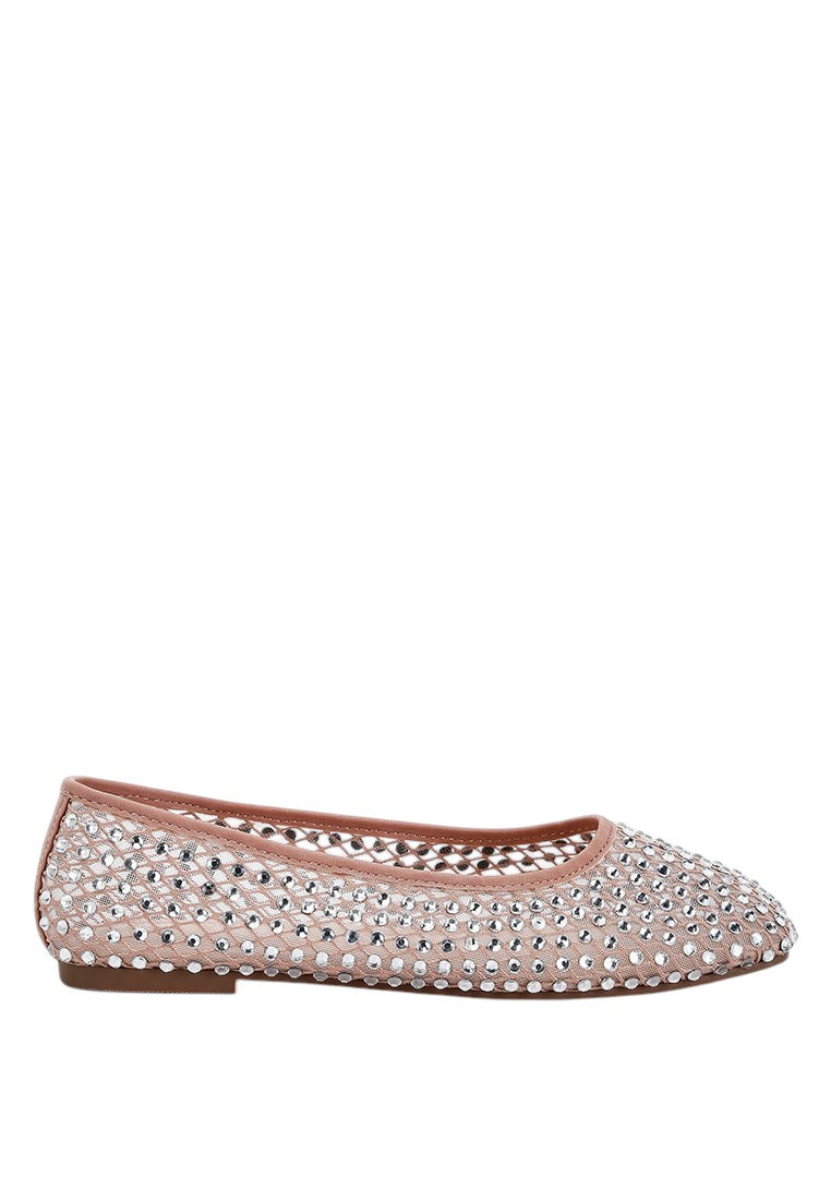 Orson Naked Rhinestone Ballerinas