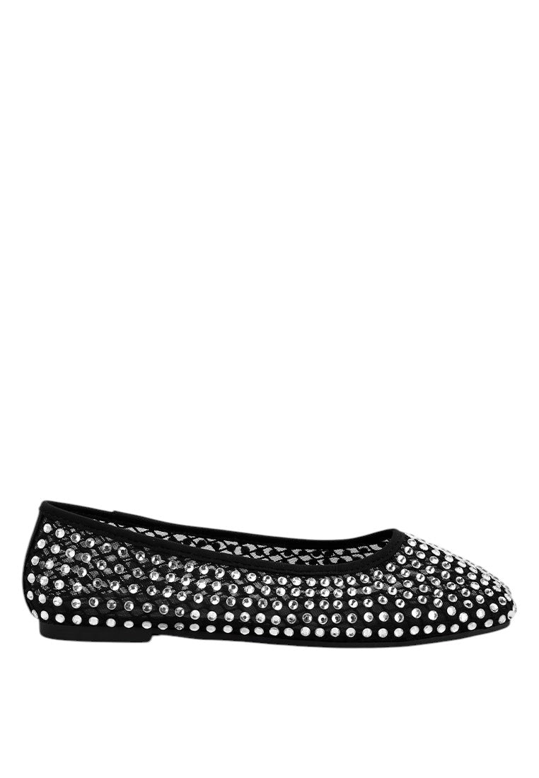 Orson Naked Rhinestone Ballerinas
