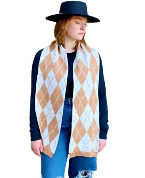 Women's Accessories Our Gal Patterned Knit Scarf