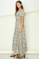Women's Outfits & Sets Over It Off-Shoulder Crop Top and Maxi Skirt Set