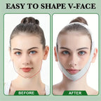 Overnight face lift band, adjustable, for facial shaping and contouring