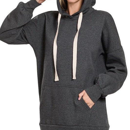 Women's Sweatshirts & Hoodies Oversized Hoodie Longline Sweatshirt