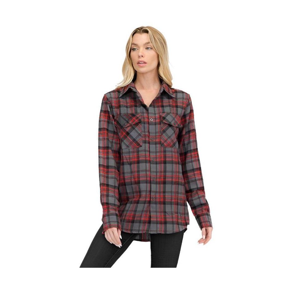 Oversized Plaid Flannel - VacationGrabs