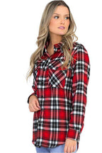 Oversized Plaid Flannel - VacationGrabs