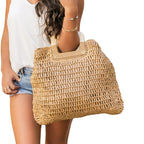 Oversized Straw Tote