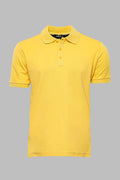 Oxford Yellow Polo Collar T-shirt – front view