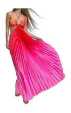 Vibrant Ombre Women's Maxi Dress for Summer Getaways