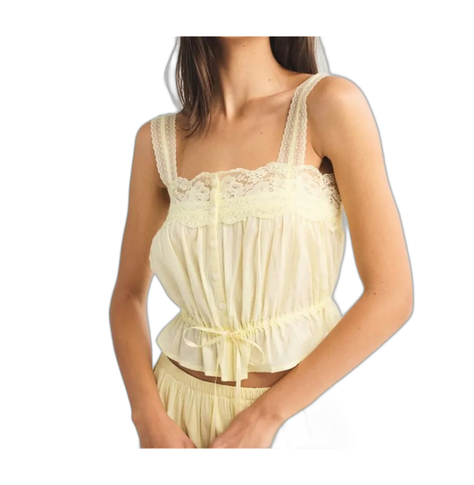 Women's Lace Crop Top for Vacation Outfits