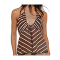 Vacation-Ready Women's Halter-Top Shirt