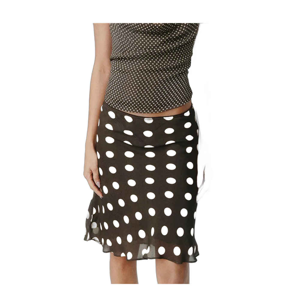Polka Dot Mini Skirt for Women - Vacation Ready