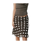 Polka Dot Mini Skirt for Women - Vacation Ready