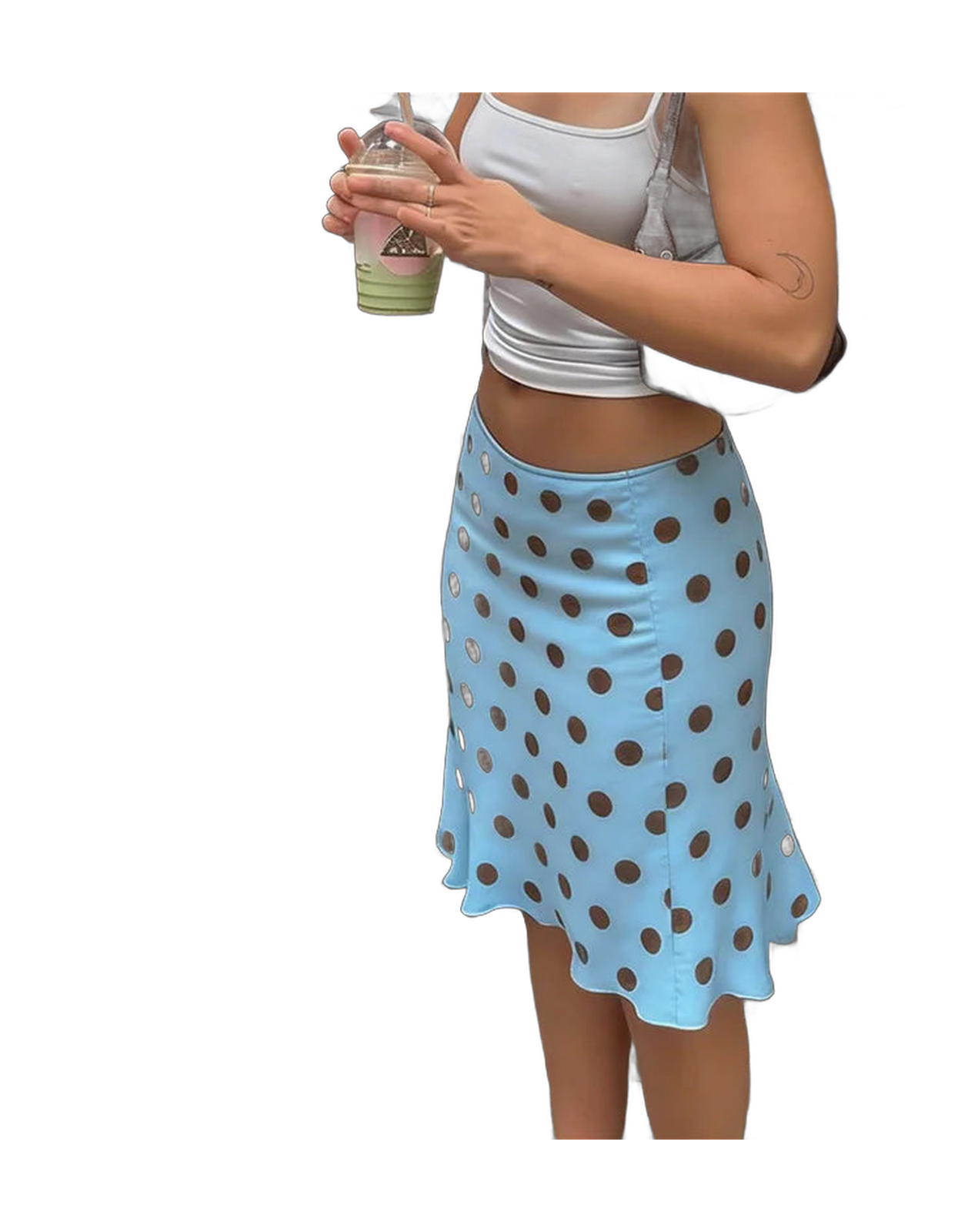 Polka Dot Mini Skirt for Women - Vacation Ready
