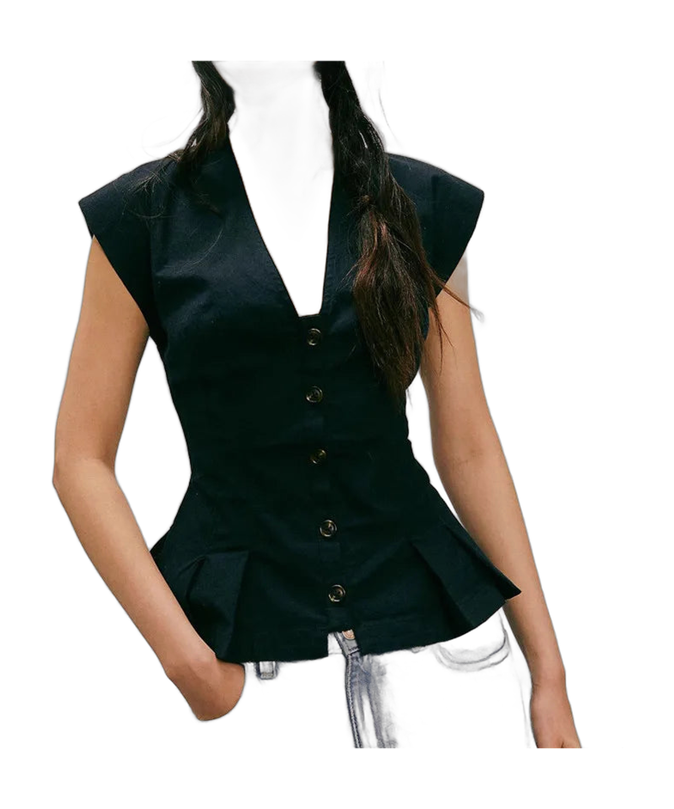 Vacation-Ready Ladies Boho Top in Light Blue