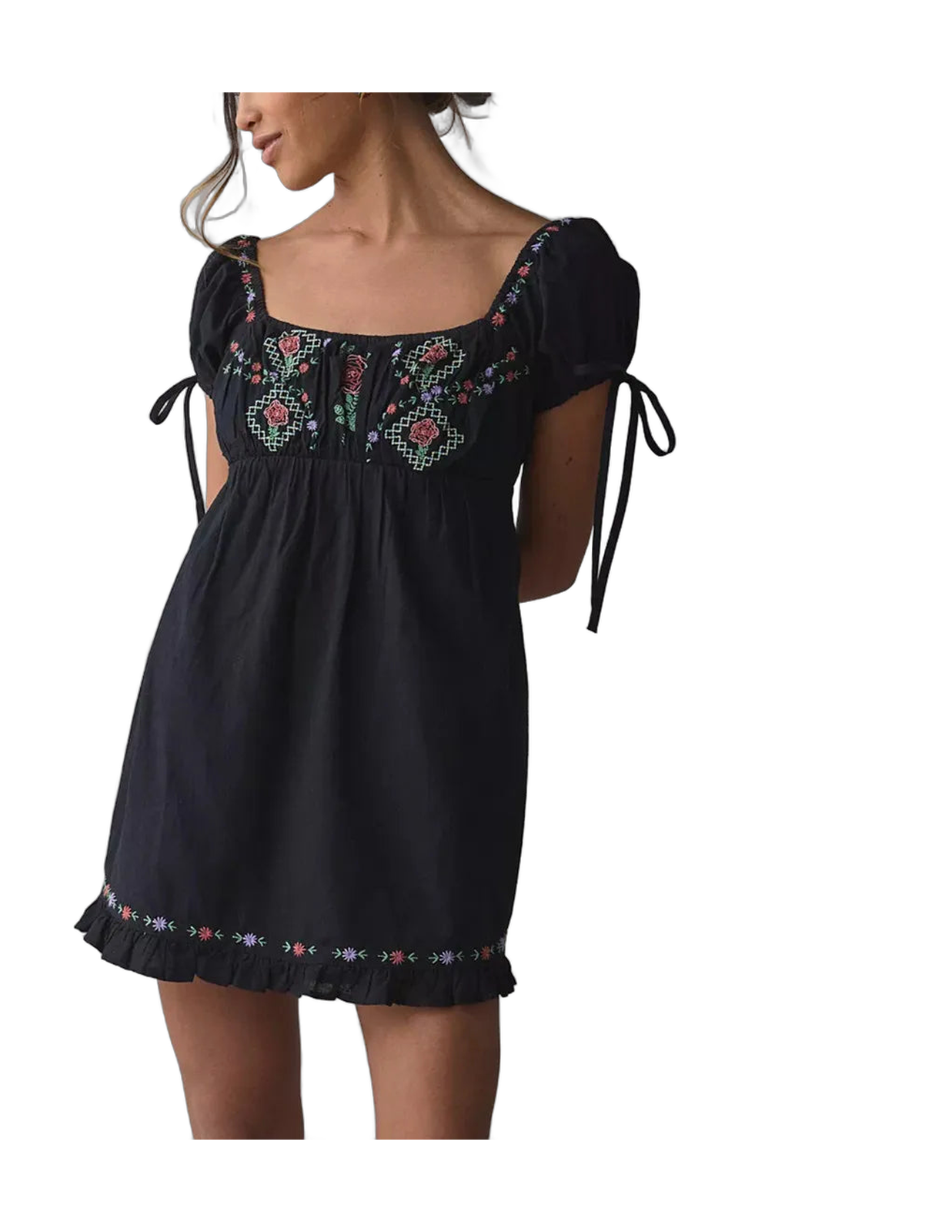 Charming Blue Dress for the Summer Vacation
