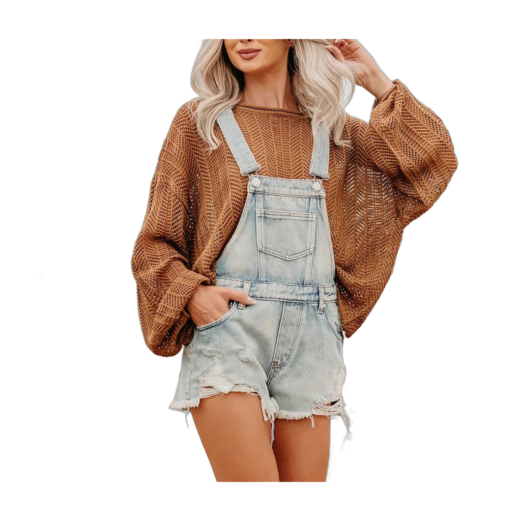 Ladies Overalls Denim: Casual Summer Shortalls Style