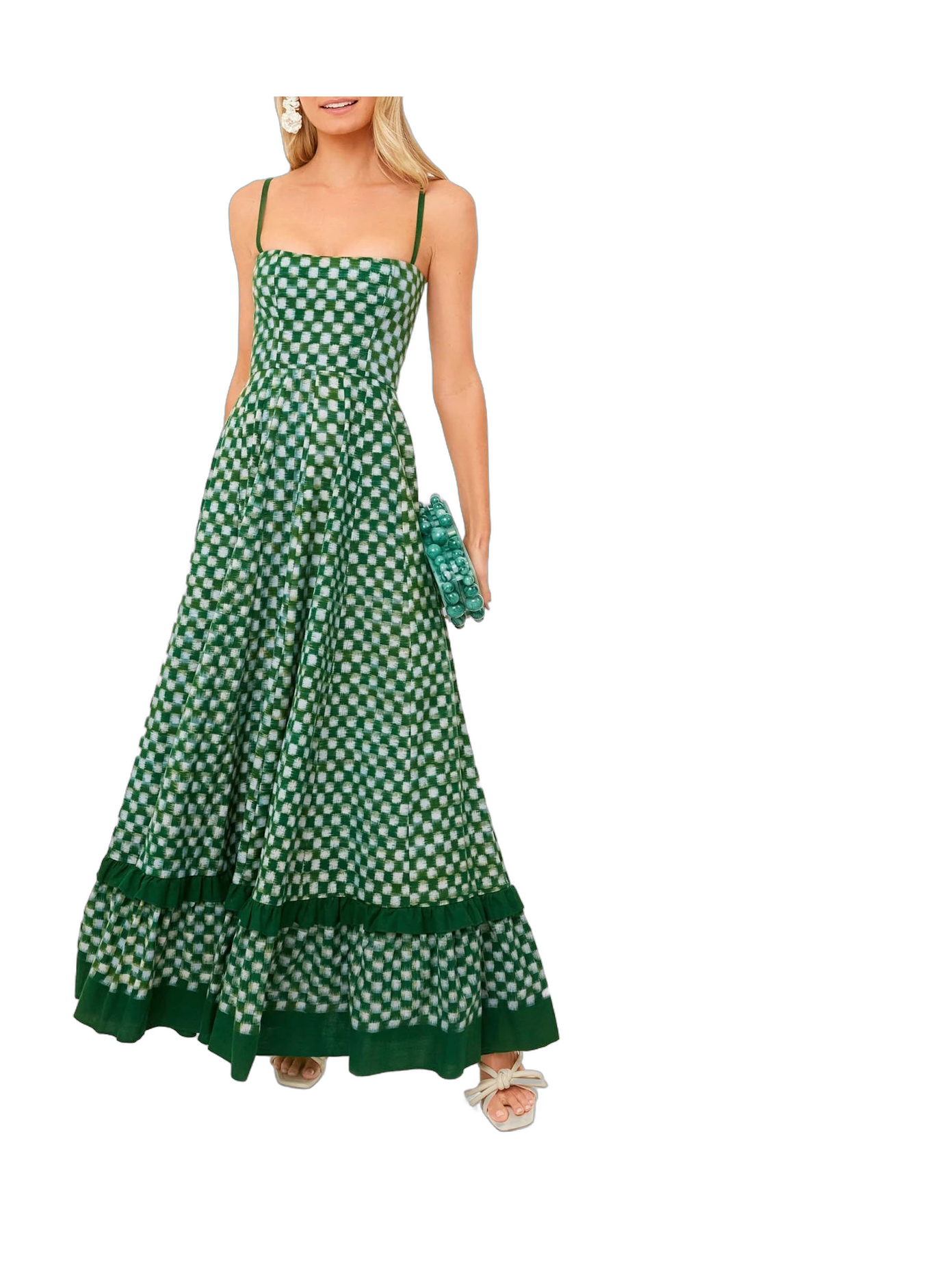 Elegant Green Summer Dress for the Summer Getaway