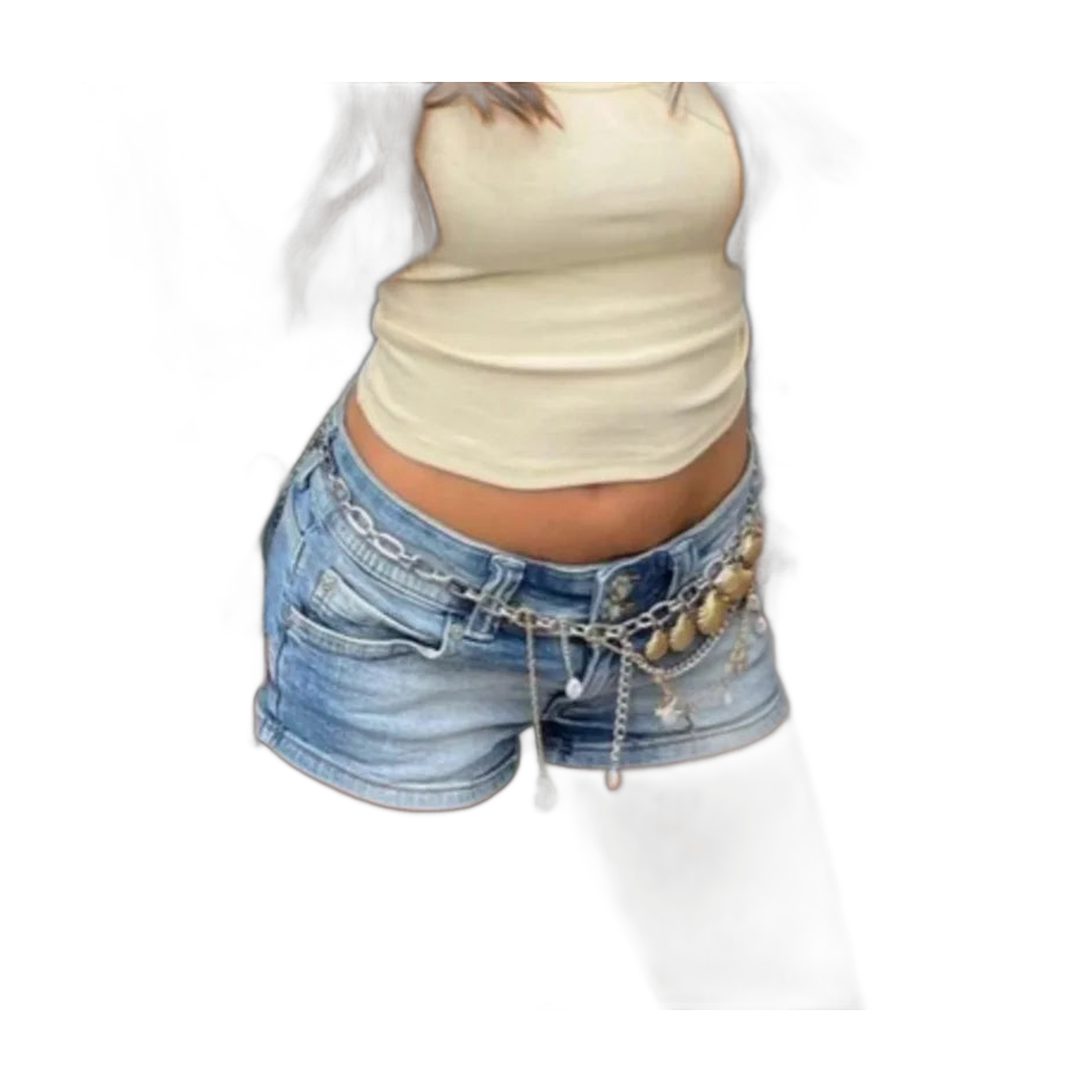 Y2K Fashion Women's Denim Shorts for Summer Vibes