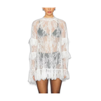 Elegant Lace Frock Dress for Women’s Vacation Wardrobe