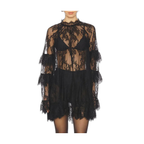 Elegante vestido de encaje para el guardarropa de vacaciones de mujer
