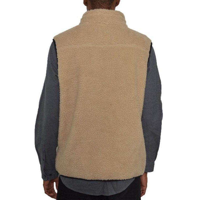 Padded Sherpa Fleece Vest - VacationGrabs