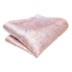 Paisley Neckties With Brooch Silk Elegent Wedding Tie For - VacationGrabs