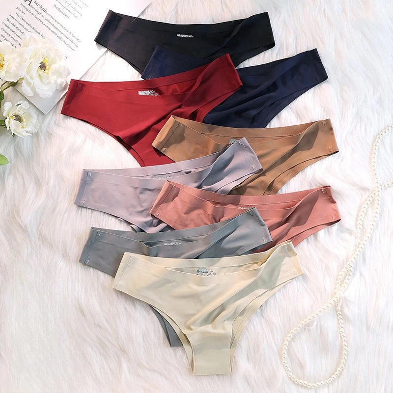 Assorted seamless panties in various colors for everyday wear