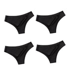 Black seamless panties, soft material for everyday comfort