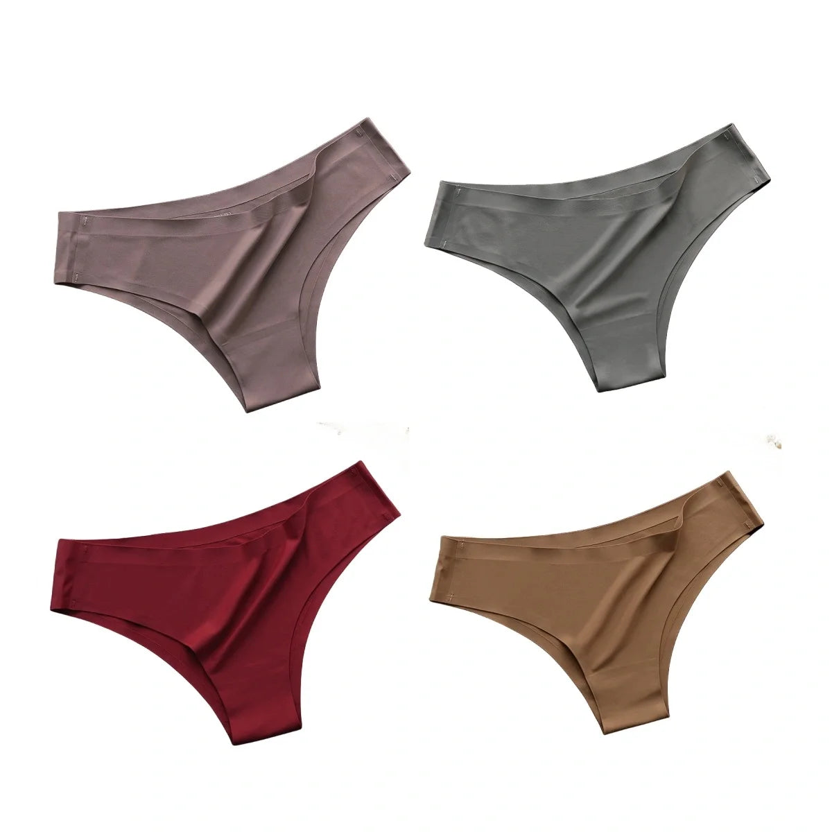 Women's seamless panties in multiple colors for everyday comfort