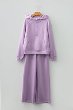 JUNIPER BLVD women's lavender pants and bra set for active wear