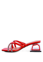 Women's Shoes - Heels Parisian Cut Out Heel Diamante Sandals