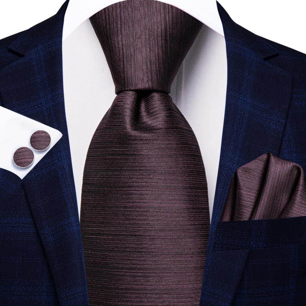 Peacock Blue Silk Wedding Ties Cufflinks Set - VacationGrabs