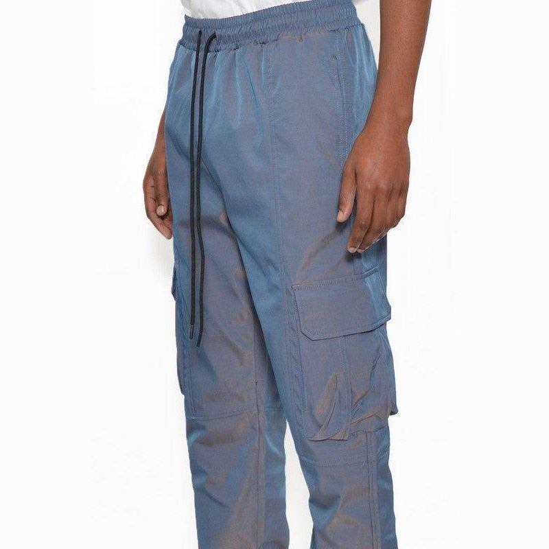 Mens Peacock Iridescent Jogger Pants - VacationGrabs