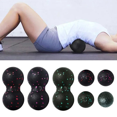 black peanut massage ball for muscle relaxation and targeted therapy