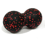 Black and red peanut massage ball for muscle relaxation