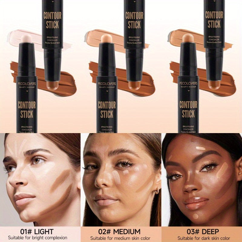 Eyes lips face makeup contour stick, shades for bright to deep skin tones