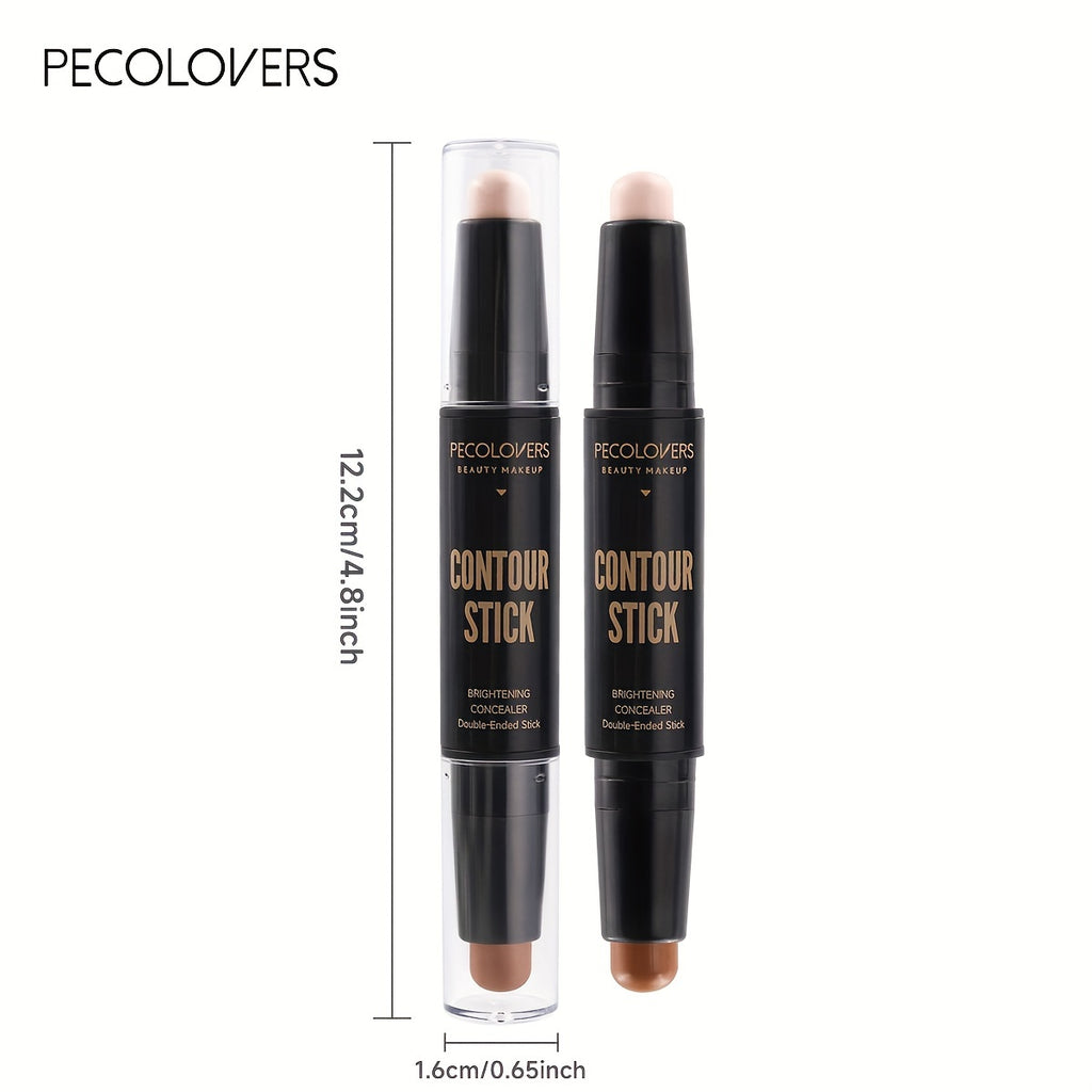 PecoLovers contour stick in dual shades for defining eyes lips face makeup