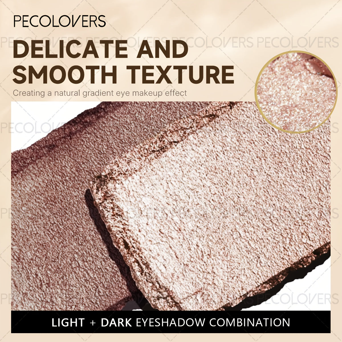 Pecolovers eyeshadow in a stick, light and dark shades for gradient eye looks