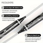 black waterproof eyebrow pen for long-lasting, natural-looking eyebrows