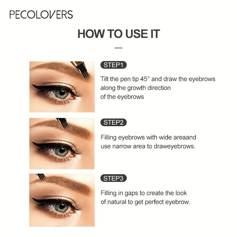 Waterproof eyebrow pen for perfect eyebrow shaping and filling