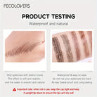 Waterproof eyebrow pen in action, showcasing natural results and smudge-proof formula